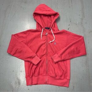 Polo Ralph Lauren Red Zip-Up Hoodie